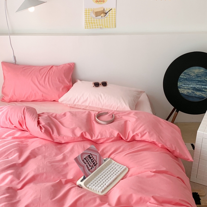 91家纺网 家纺一手货源 找家纺 昔可 纯色混搭拼色 乌梅子酱