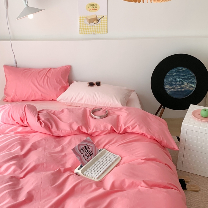 91家纺网 家纺一手货源 找家纺 昔可 纯色混搭拼色 乌梅子酱