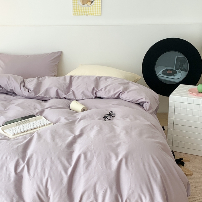 91家纺网 家纺一手货源 找家纺 昔可 纯色混搭拼色 香芋芝士