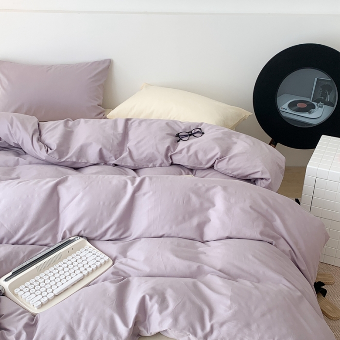 91家纺网 家纺一手货源 找家纺 昔可 纯色混搭拼色 香芋芝士