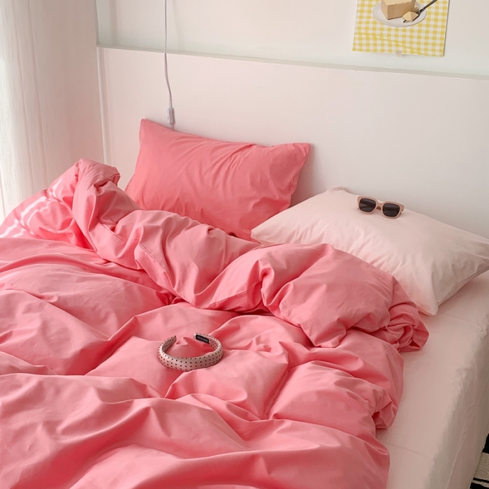 91家纺网 家纺一手货源 找家纺 昔可 纯色混搭拼色 乌梅子酱