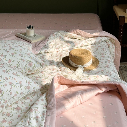 91家纺网 家纺一手货源 找家纺 总[特价】被窝玫瑰物语全棉新疆棉花夏被四件套