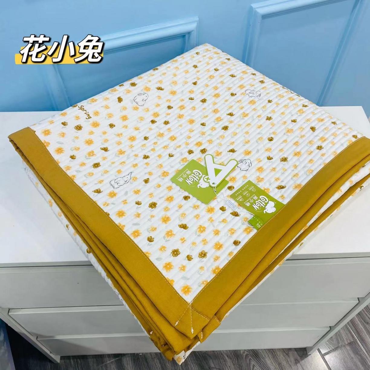 91家纺网 家纺一手货源 找家纺 （总）希朵 2023新款A类麻小棉小碎花单床盖夏被空调被盖毯