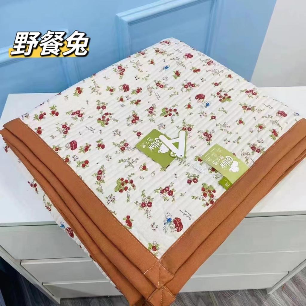 91家纺网 家纺一手货源 找家纺 （总）希朵 2023新款A类麻小棉小碎花单床盖夏被空调被盖毯