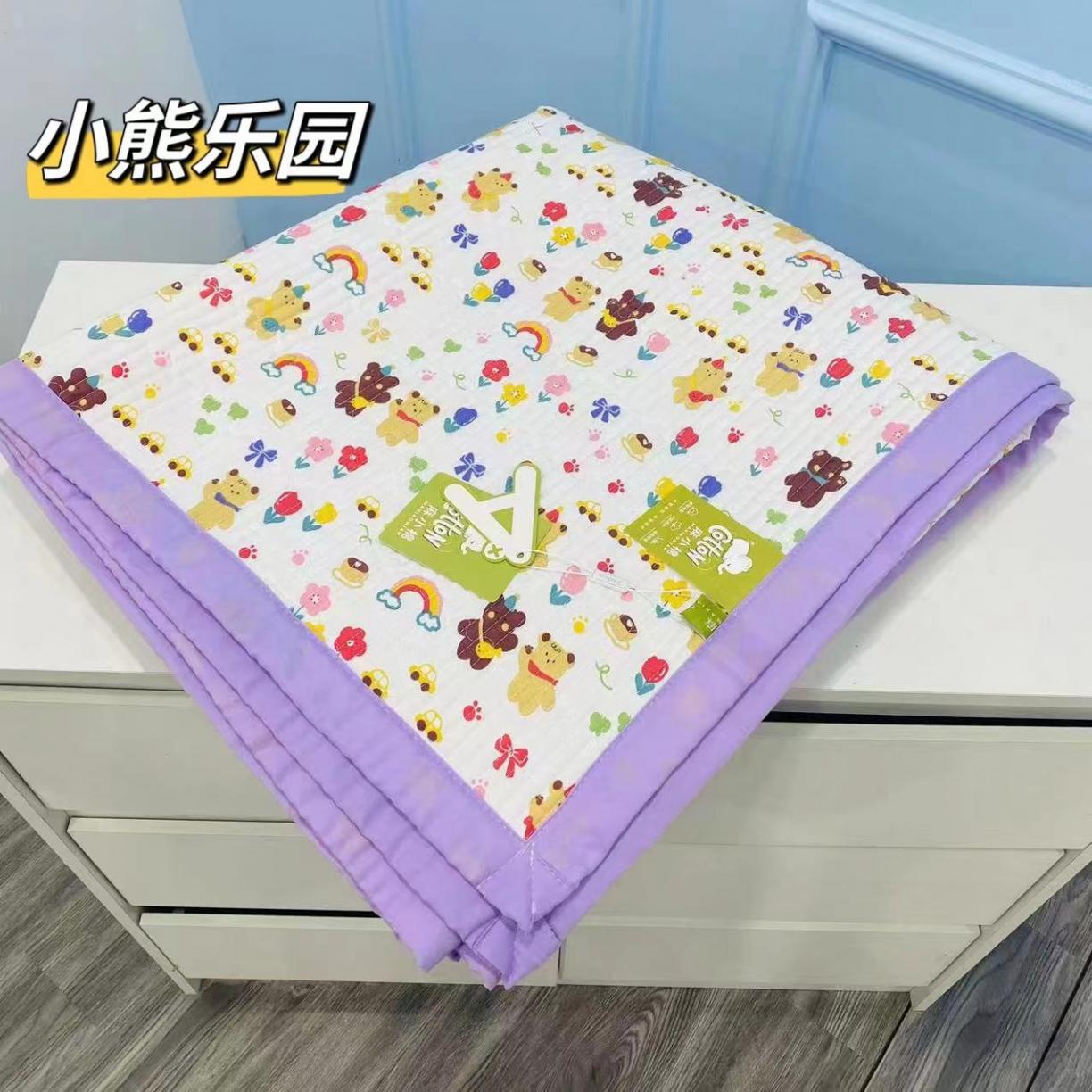 91家纺网 家纺一手货源 找家纺 （总）希朵 2023新款A类麻小棉小碎花单床盖夏被空调被盖毯