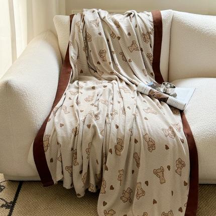 91家纺网 家纺一手货源 找家纺 （总）麻依 2023新款竹棉双层纱布毯竹纤维毛巾被冷感毯子夏凉被