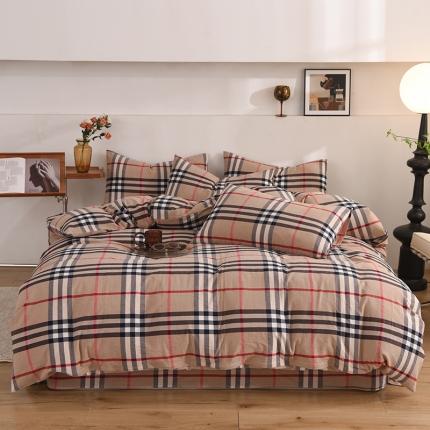 91家纺网 家纺一手货源 找家纺 （总）甜之梦2025新款水洗棉四件套（任何尺寸都可以定做）