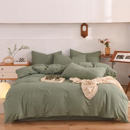 91家纺网 家纺一手货源 找家纺 （总）甜之梦2025新款水洗棉四件套（任何尺寸都可以定做）