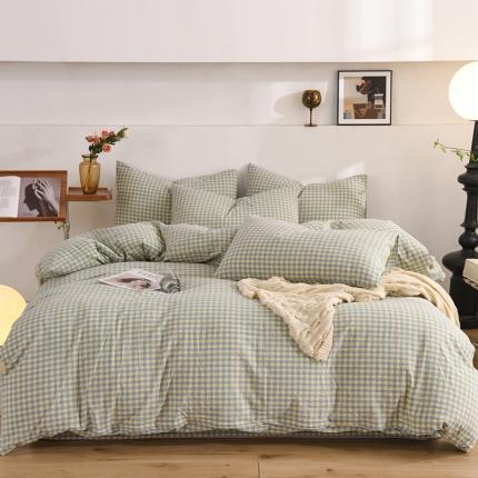 91家纺网 家纺一手货源 找家纺 （总）甜之梦2025新款水洗棉四件套（任何尺寸都可以定做）