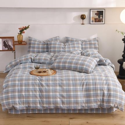 91家纺网 家纺一手货源 找家纺 （总）甜之梦2025新款水洗棉四件套（任何尺寸都可以定做）