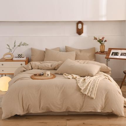 91家纺网 家纺一手货源 找家纺 （总）甜之梦2025新款水洗棉四件套（任何尺寸都可以定做）