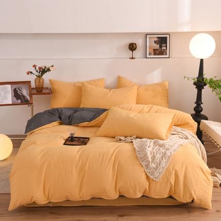 91家纺网 家纺一手货源 找家纺 （总）甜之梦2025新款水洗棉四件套（任何尺寸都可以定做）