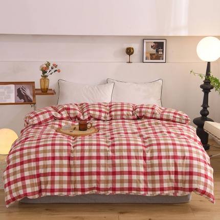 91家纺网 家纺一手货源 找家纺 （总）甜之梦2025新款水洗棉单品被套（任何尺寸都可以定做）