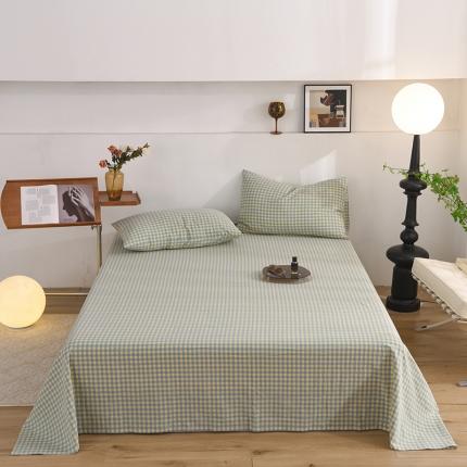 91家纺网 家纺一手货源 找家纺 （总）甜之梦2025新款水洗棉单品床单（任何尺寸都可以定做）