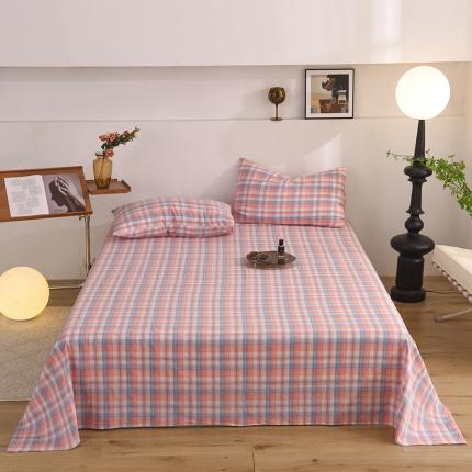 91家纺网 家纺一手货源 找家纺 （总）甜之梦2025新款水洗棉单品床单（任何尺寸都可以定做）