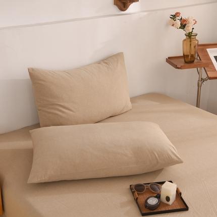 91家纺网 家纺一手货源 找家纺 （总）甜之梦2025新款水洗棉单品枕套一对（任何尺寸都可以定做）