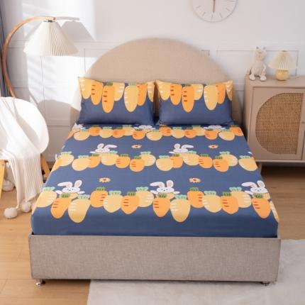 91家纺网 家纺一手货源 找家纺 火星时代 2023新款防水床笠隔尿透气防滑床单防尘罩 小兔乐园