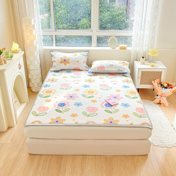 91家纺网 家纺一手货源 找家纺 （总）慕尚  2025新款满天星凉席夏被组合四件套