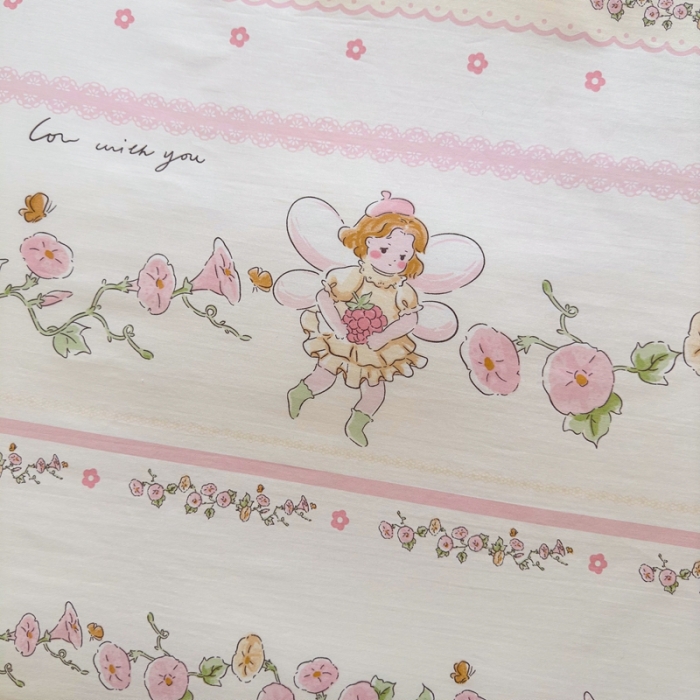 91家纺网 家纺一手货源 找家纺 呗旺鹿 2023新款13372全棉纯棉印花四件套直播款 蝶恋花