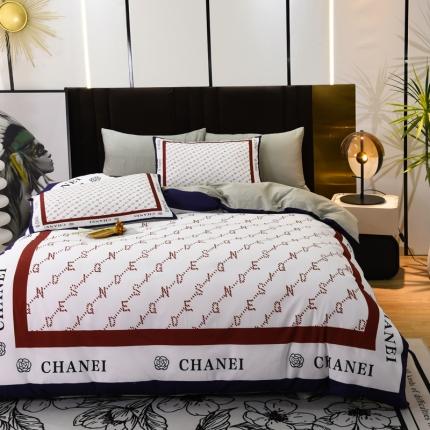 91家纺网 家纺一手货源 找家纺 （总）爵仕 2023新款直播供货轻奢简约风全棉四件套