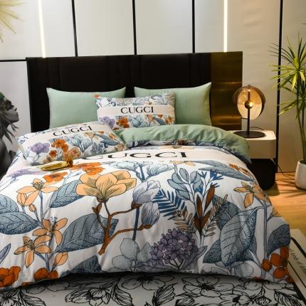 91家纺网 家纺一手货源 找家纺 （总）爵仕 2023新款直播供货轻奢简约风全棉四件套