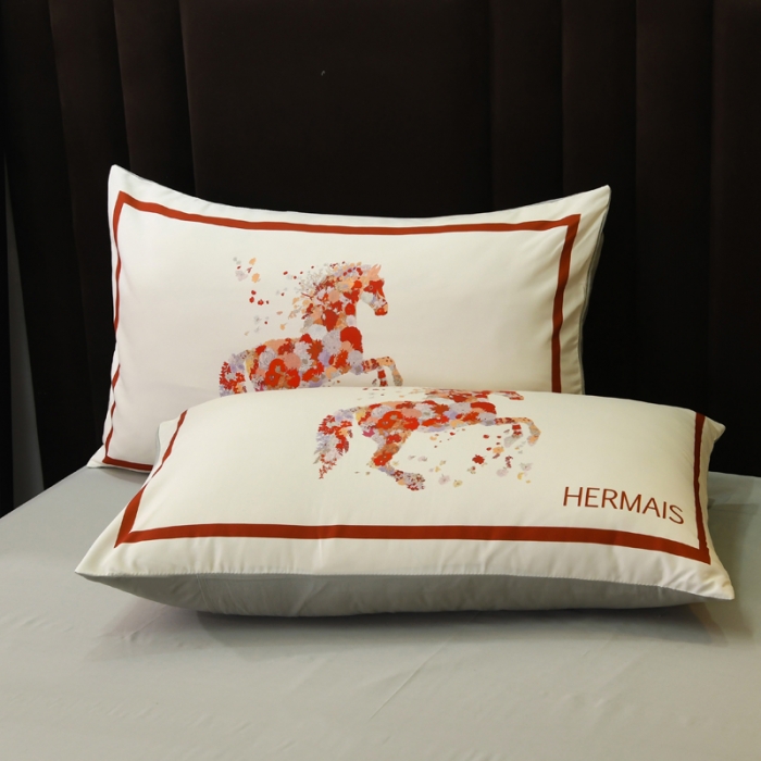 91家纺网 家纺一手货源 找家纺 爵仕 2023新款轻奢简约风全棉四件套 艾玛