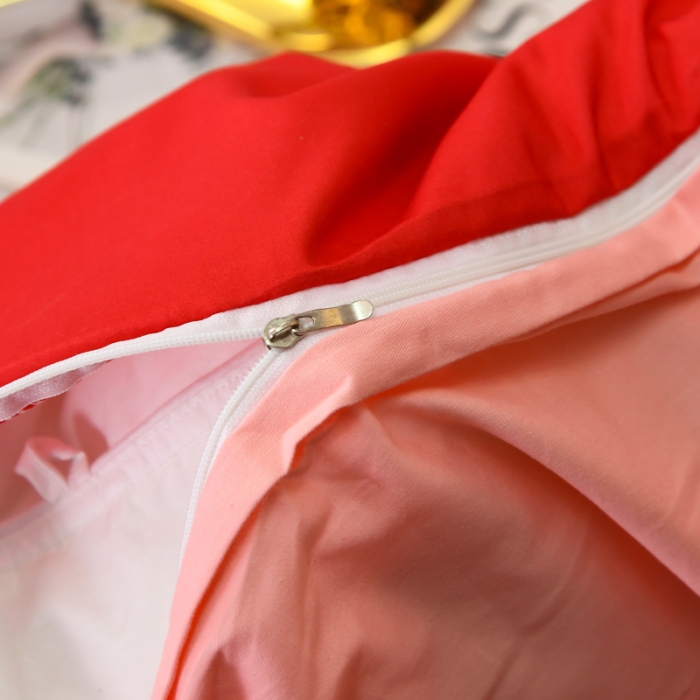 91家纺网 家纺一手货源 找家纺 爵仕 2023新款轻奢简约风全棉四件套 爱心