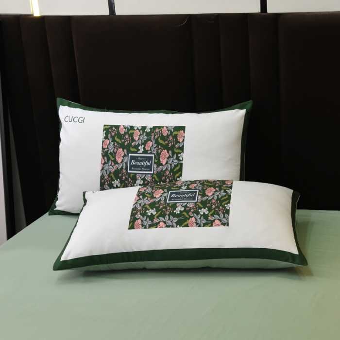 91家纺网 家纺一手货源 找家纺 爵仕 2023新款轻奢简约风全棉四件套 格林