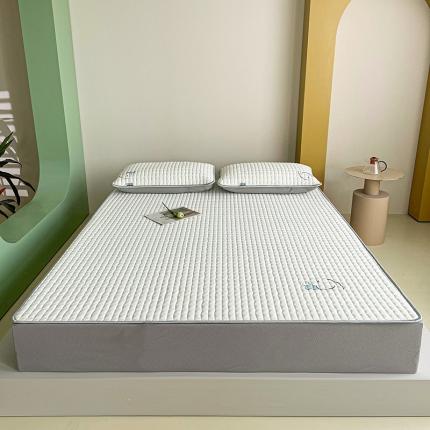 91家纺网 家纺一手货源 找家纺 好眠好梦 小冰块（床笠款）10MM乳胶凉席 小冰块-米白