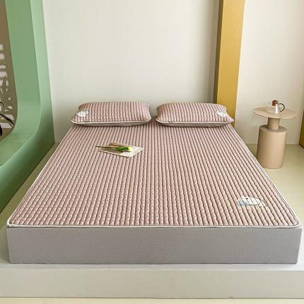 91家纺网 家纺一手货源 找家纺 好眠好梦 小冰块（床笠款）10MM乳胶凉席 小冰块-优雅紫