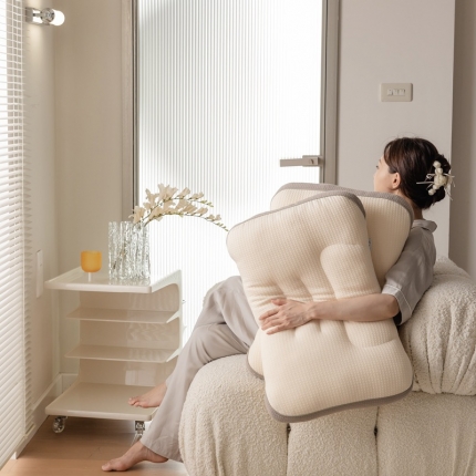 （总）拾光枕芯 2023新款全棉针织菠萝护颈枕