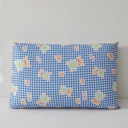 91家纺网 家纺一手货源 找家纺 灰鲸 2025新款针织云柔枕 爱心熊仔