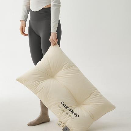 91家纺网 家纺一手货源 找家纺 拾光枕芯 2023新款60支易眠超软舒睡枕全棉酒店枕低软枕 低硬枕