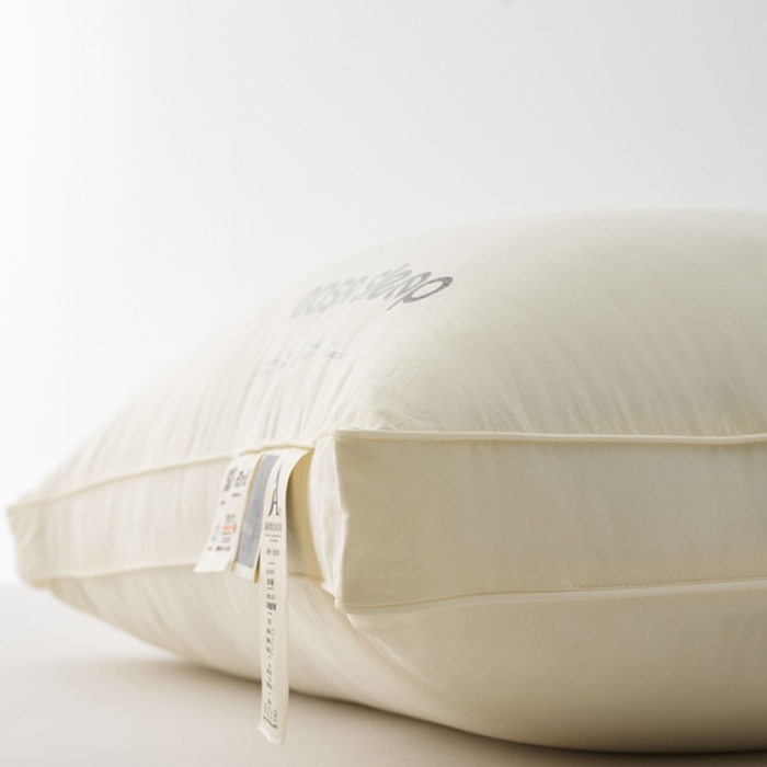 91家纺网 家纺一手货源 找家纺 拾光枕芯 2023新款60支易眠超软舒睡枕全棉酒店枕低软枕 立体高枕