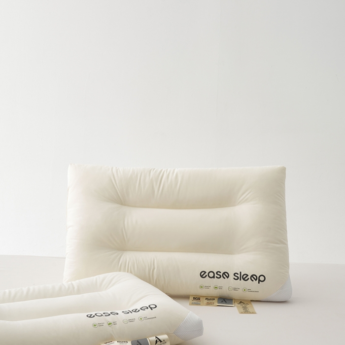 91家纺网 家纺一手货源 找家纺 拾光枕芯 2023新款60支易眠超软舒睡枕全棉酒店枕低软枕 立体中枕