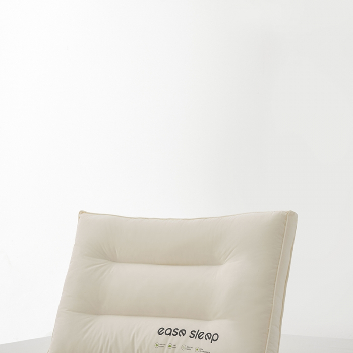 91家纺网 家纺一手货源 找家纺 拾光枕芯 2023新款60支易眠超软舒睡枕全棉酒店枕低软枕 立体中枕