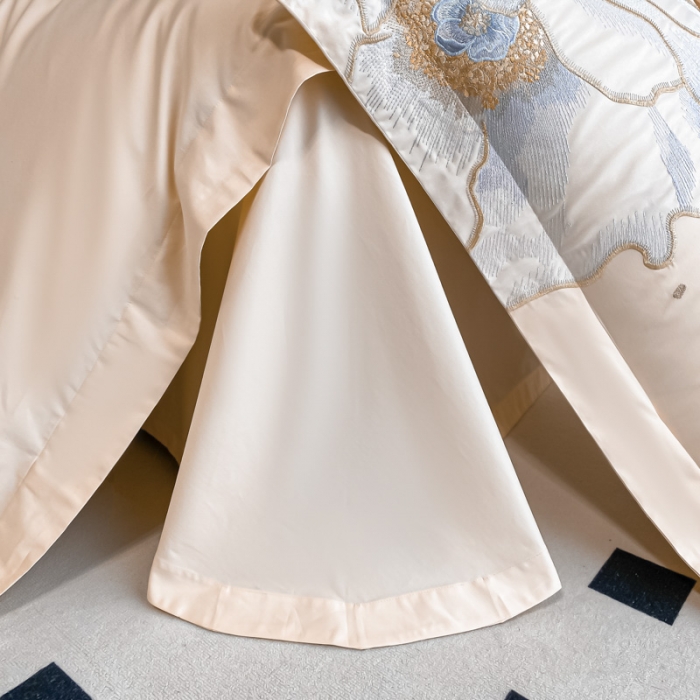 91家纺网 家纺一手货源 找家纺 总 品家居 2025新款长绒棉四件套-芬妮