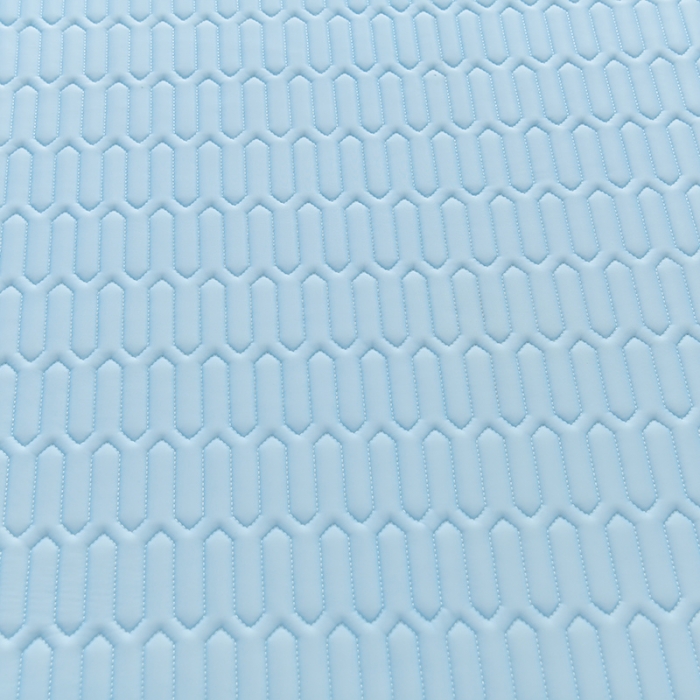 91家纺网 家纺一手货源 找家纺 诺梵家纺 2024新款0.5凉感丝乳胶凉席床裙款三件套 水湖蓝