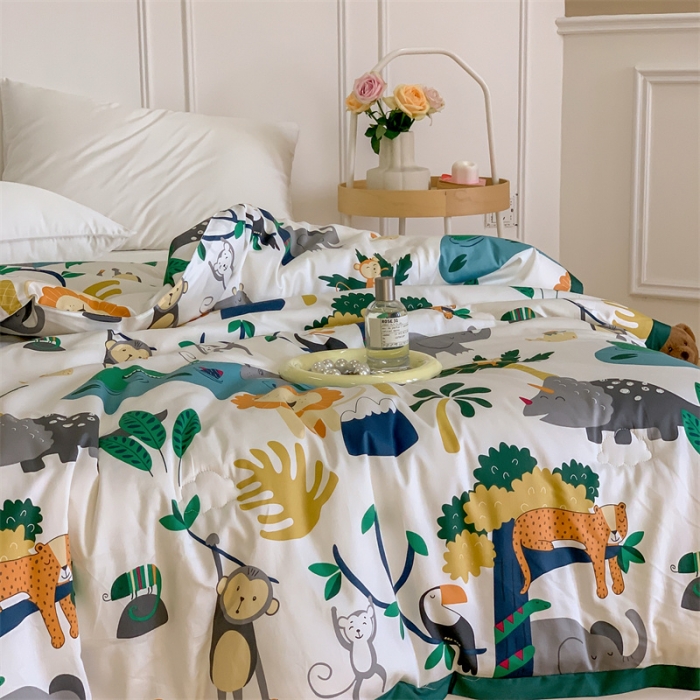 91家纺网 家纺一手货源 找家纺 （总）汇庭 2022新款60s数码印花春秋被