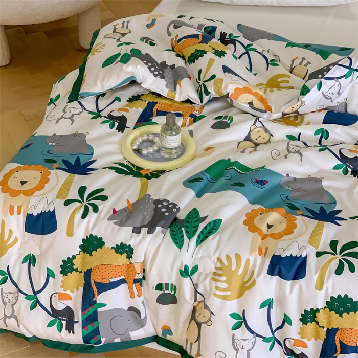 91家纺网 家纺一手货源 找家纺 （总）汇庭 2022新款60s数码印花春秋被