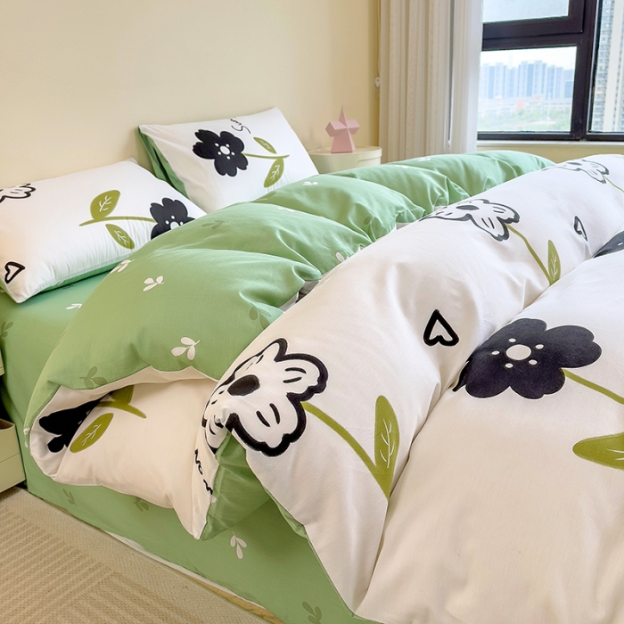 91家纺网 家纺一手货源 找家纺 芃成 2023新款全棉13070单被套 花恋