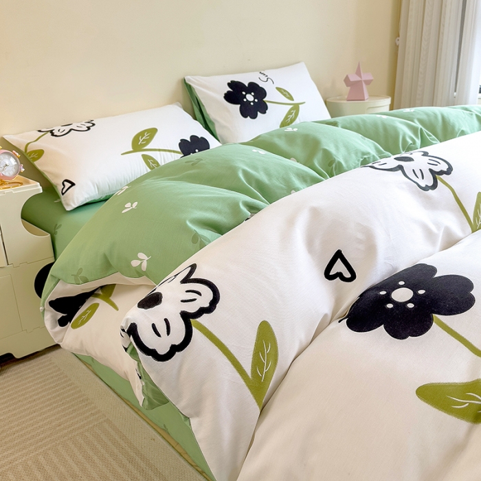 91家纺网 家纺一手货源 找家纺 芃成 2023新款全棉13070单被套 花恋