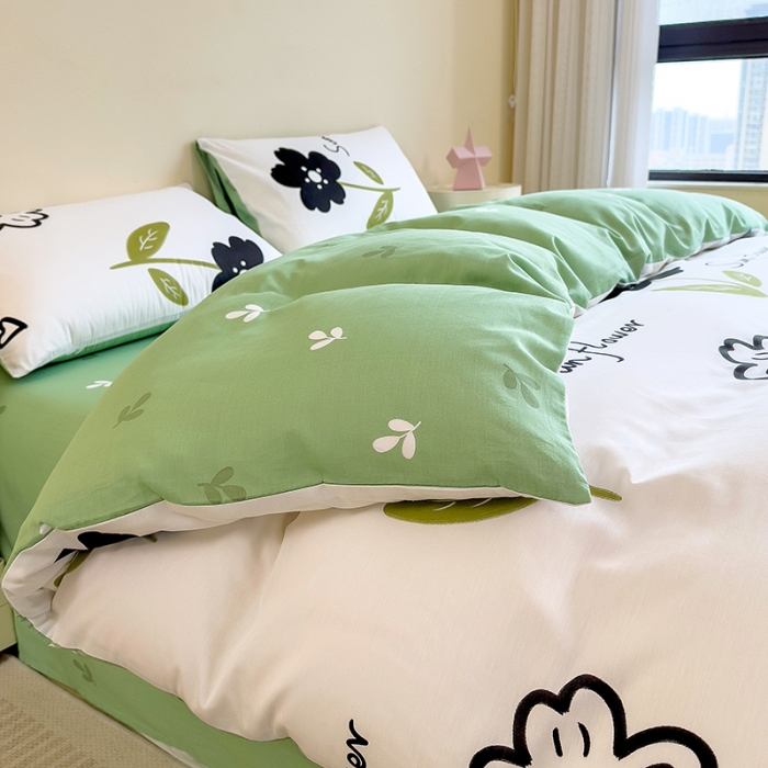 91家纺网 家纺一手货源 找家纺 芃成 2023新款全棉13070单被套 花恋