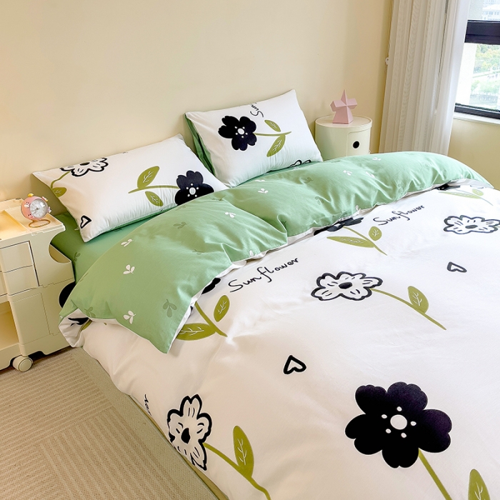 91家纺网 家纺一手货源 找家纺 芃成 2023新款全棉13070单被套 花恋