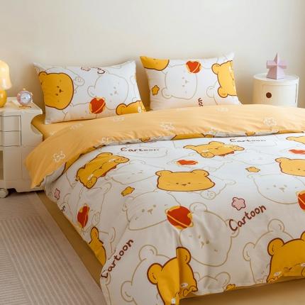 芃成 2023新款全棉13070单被套 羞羞熊