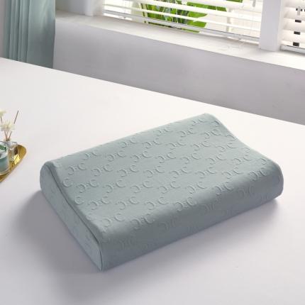 佳梦达 2023新款全棉空气层记忆棉乳胶枕头枕芯（系列一）-乳胶枕 按摩颗粒款40*60cm/只绿色（含内外套）