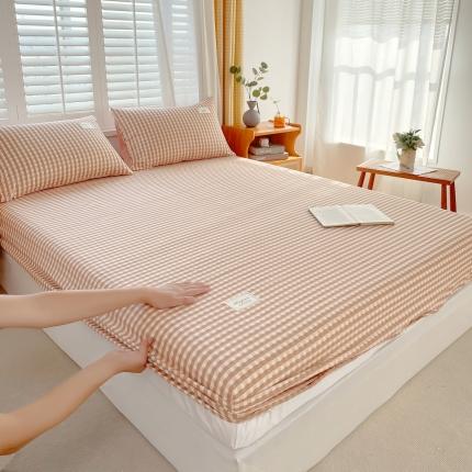 91家纺网 家纺一手货源 找家纺 （总）宝士康家纺2024新款10A抗菌无印风系列床笠三件套