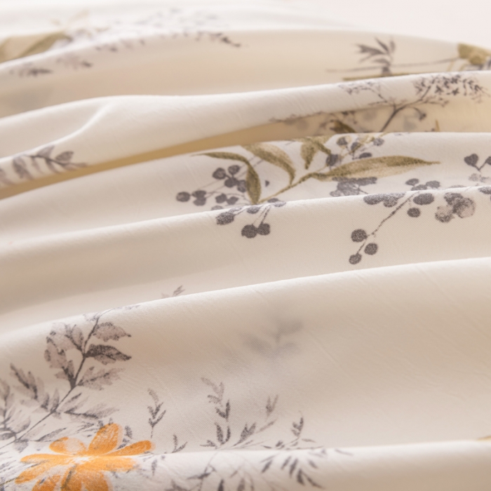 91家纺网 家纺一手货源 找家纺 梦舒羽 2025新款水洗棉麻单人枕头套亲肤双人枕套 花海