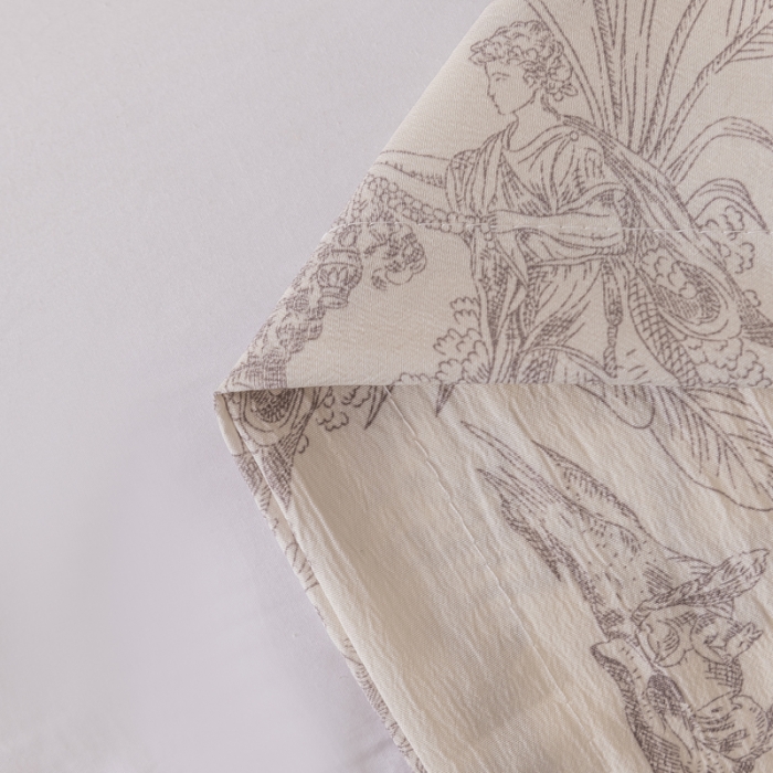 91家纺网 家纺一手货源 找家纺 梦舒羽 2025新款水洗棉麻单人枕头套亲肤双人枕套 逐风