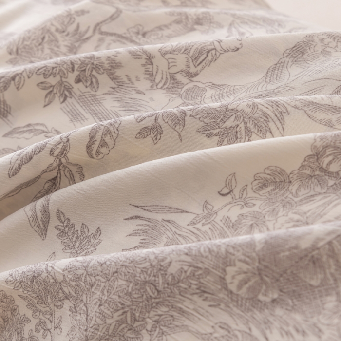 91家纺网 家纺一手货源 找家纺 梦舒羽 2025新款水洗棉麻单人枕头套亲肤双人枕套 逐风